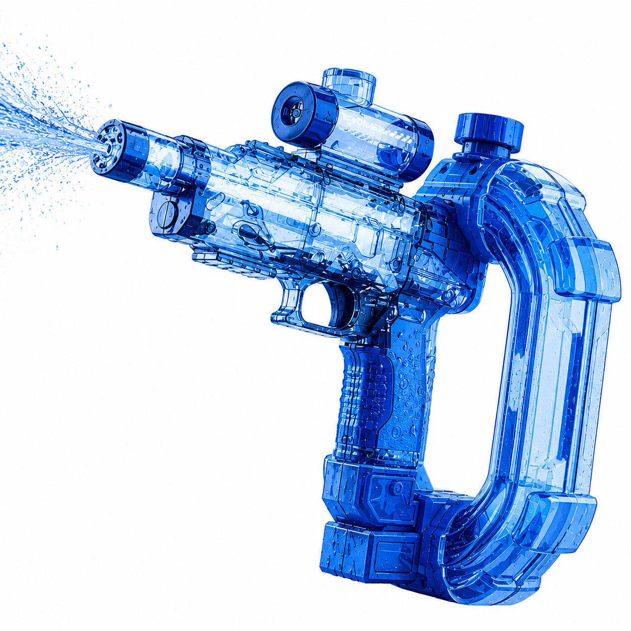 AQUASTRIKE™ LED ELECTRIC WATER BLASTER – RECHARGEABLE HIGH-PRESSURE WATER GUN FOR SUMMER FUN
